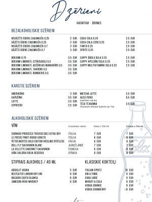 Silts menu 10