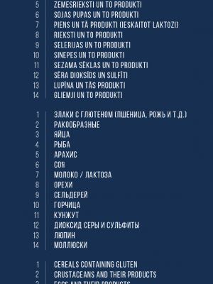 Silts menu 12