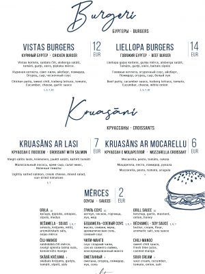 Silts menu 5